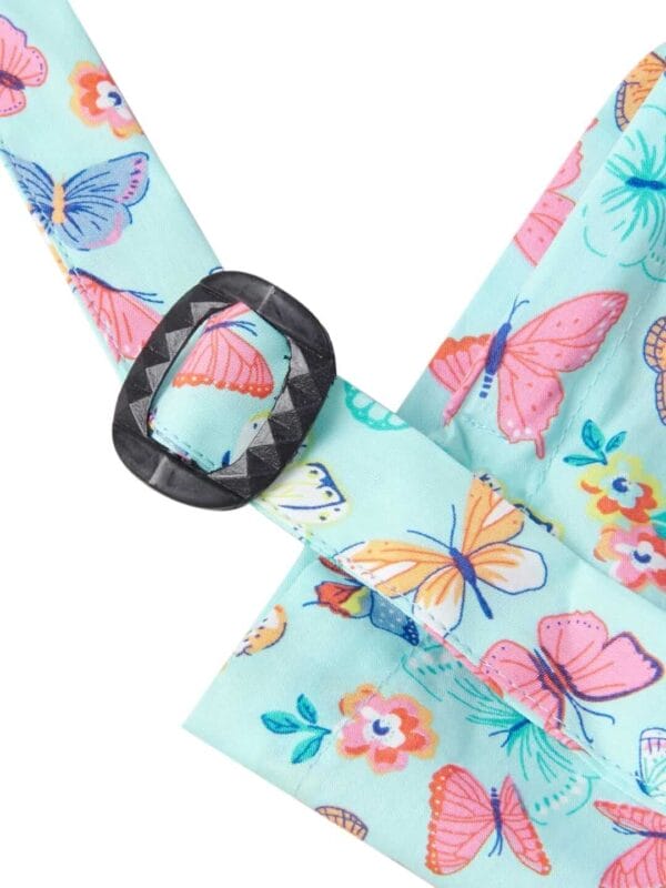 Nursing covers for Mother Breathable feeding cover for Breastfeeding 360° Coverage Protection Cover - Mint Butterfly Garden - Image 4