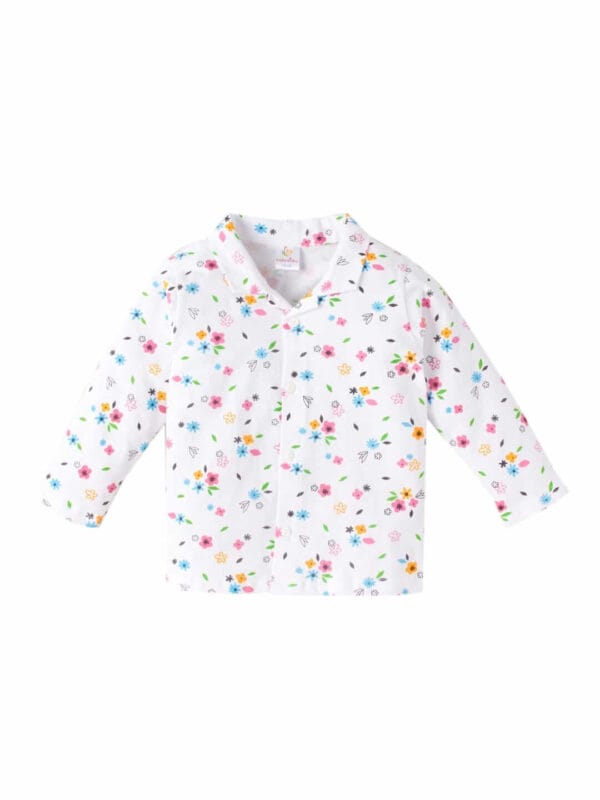 Kids Sleepsuit for Baby Boy’s and Girl’s Topwear and Pajamas Set Long Sleeve Sleepwear Baby Clothing Sets - Flower Hill - Image 2