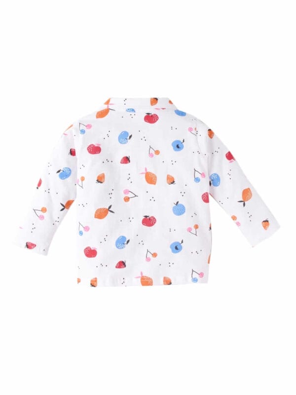 Kids Sleepsuit for Baby Boy’s and Girl’s Topwear and Pajamas Set Long Sleeve Sleepwear Baby Clothing Sets - Fruit Island - Image 3