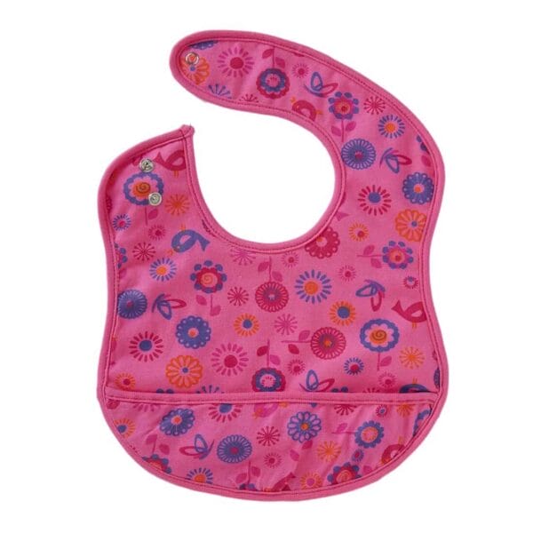 Bibs for Baby, 3-Layers Waterproof Baby Bib Food Catcher with Pocket Bibs - Image 4