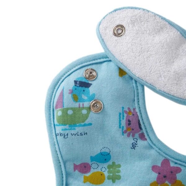 Bibs for Baby, 3-Layers Waterproof Baby Bib Food Catcher with Pocket Bibs - Image 6