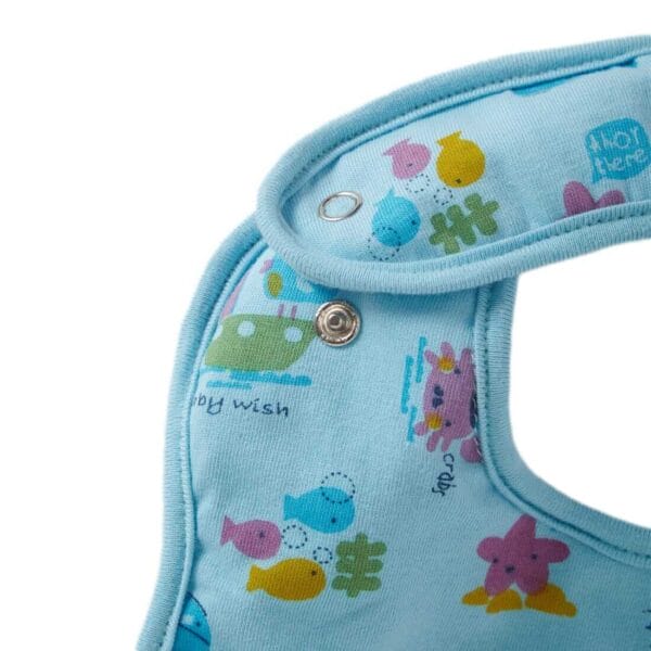 Bibs for Baby, 3-Layers Waterproof Baby Bib Food Catcher with Pocket Bibs - Image 5