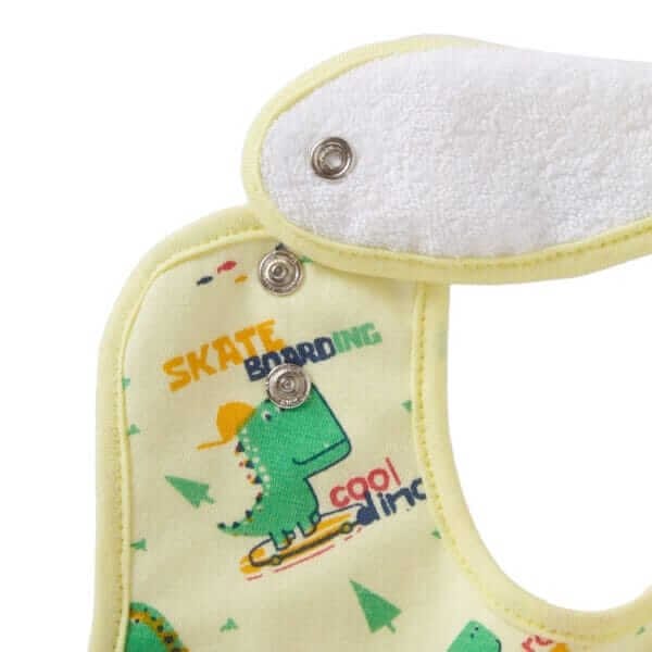 Bibs for Baby, 3-Layers Waterproof Baby Bib Food Catcher with Pocket Bibs - Image 3