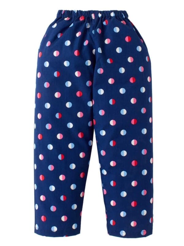 Kids Sleepsuit for Baby Boy’s and Girl’s Topwear and Pajamas Set Long Sleeve Sleepwear Baby Clothing Sets - Blue Polka Dot Print - Image 5