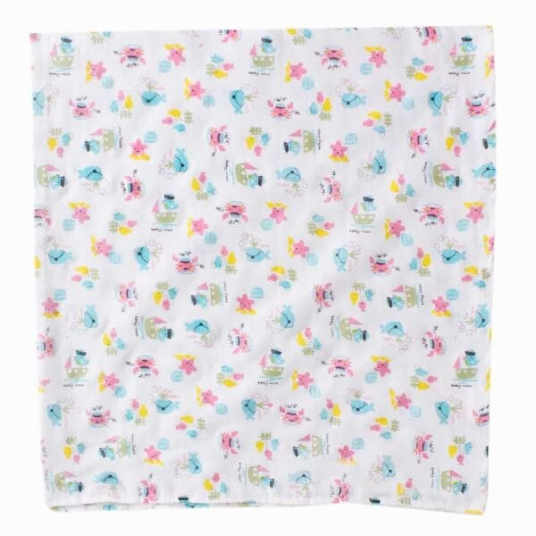 Muslin Swaddle Blankets 100% Organic for newborn Baby Multipurpose Infant Swaddle 112x112cm - Combo Pack of 2 - Image 7