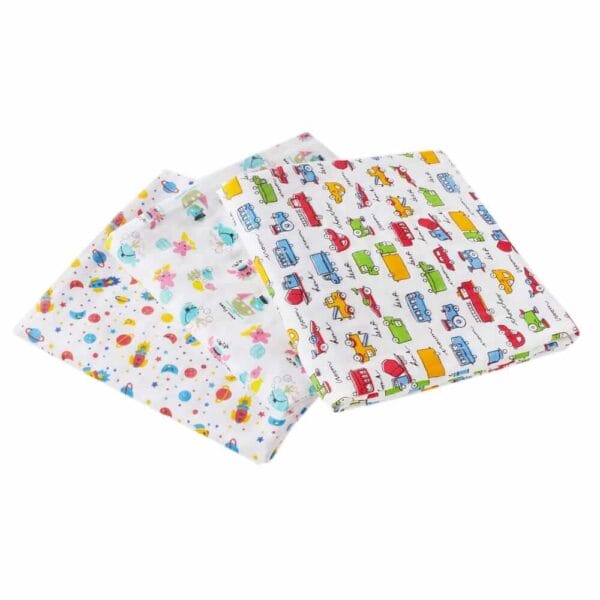 Muslin Swaddle Blankets 100% Organic for newborn Baby Multipurpose Infant Swaddle 112x112cm - Combo Pack of 3 - Image 3