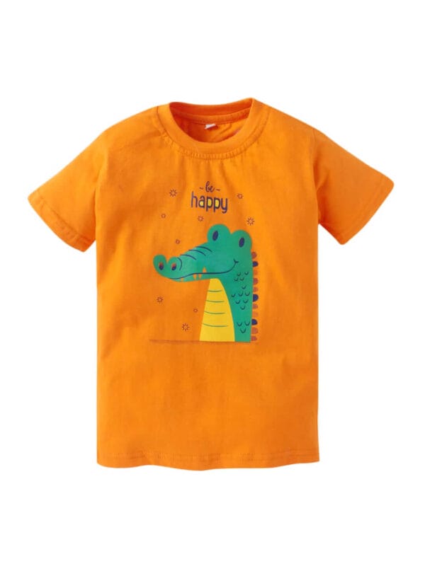 Kids Cotton T-Shirt for Boy’s and Girl’s Short Sleeve Topwear Combo Set of 2 Multicolor T-Shirts - Image 2