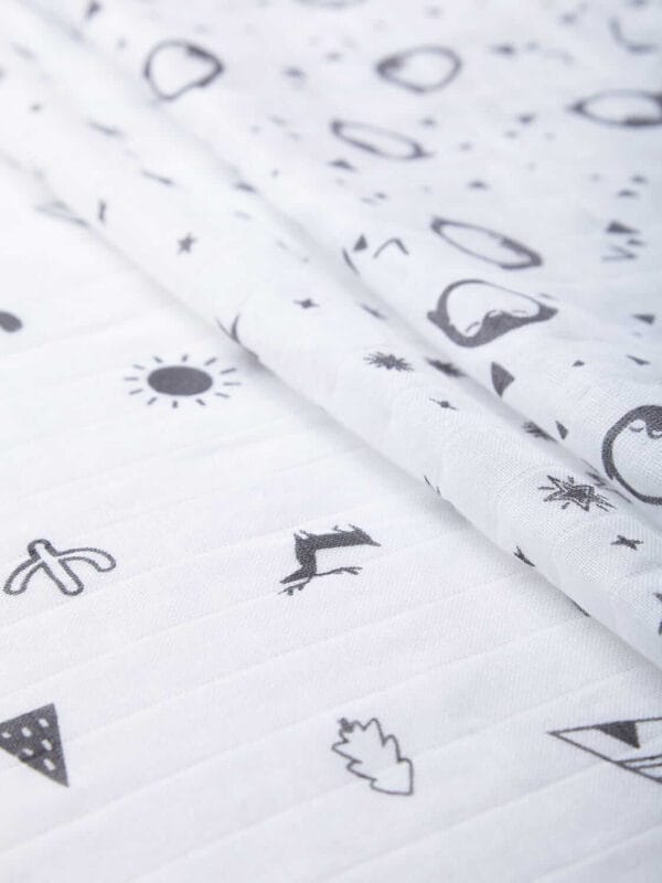 Muslin Swaddle Blankets 100% Organic for newborn Baby Multipurpose Infant Swaddle 112x112cm - Combo Pack of 3 - Image 7