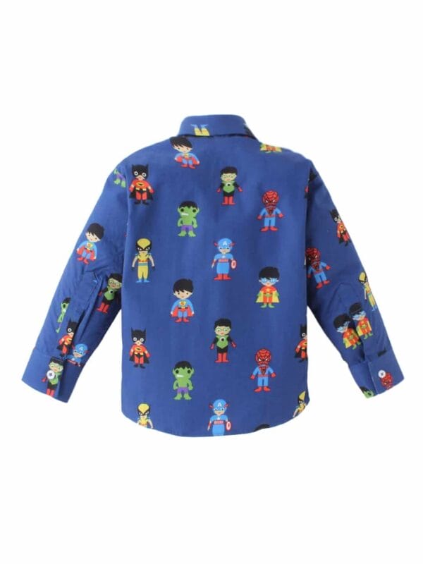 Kids Full Sleeve Shirt for Boy’s and Girl’s Super Hero Printed Theme Toddler Shirt Summer and Winter Top wear Kids Clothes - Image 3
