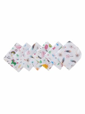 Baby Organic Muslin Washcloths for Newborn face hand towels Combo Pack - Multicolor