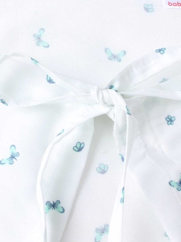 Nursing covers for Mother Breathable feeding cover for Breastfeeding 360° Coverage Protection Cover - Blue Floral Theme - Image 6