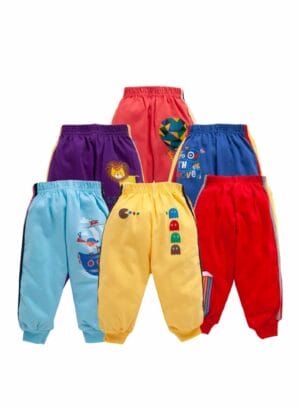 Kids Pajama Leggings Combo Set Pant for Boy's and Girl's Elastic Waist Newborn baby unisex TrackPant & leggings for kids