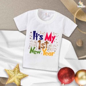 Babywish New Year T-shirt My First New Year T-shirt It's My First New Year Party