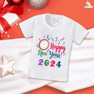 Babywish New Year T-shirt My First New Year T-shirt Happy New Year Clock Print
