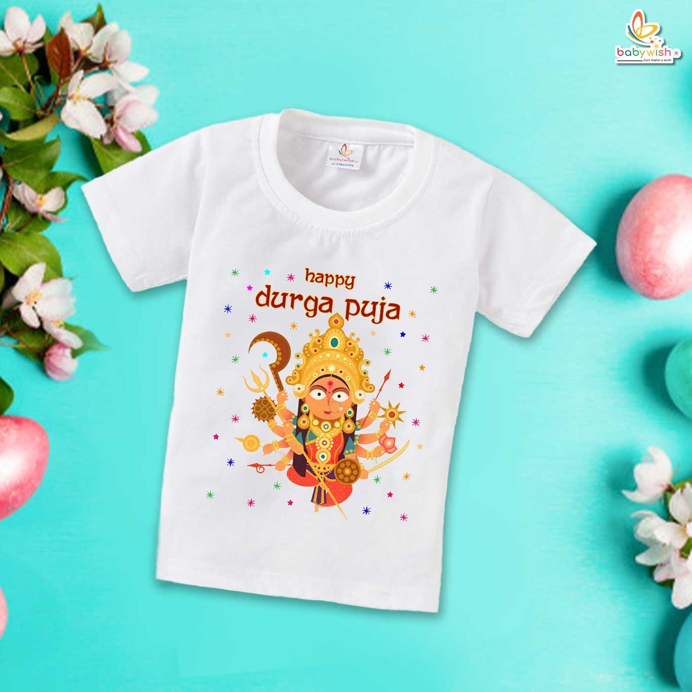 Babywish Baby Navratri T-shirt My First Dussehra Happy Durga Puja