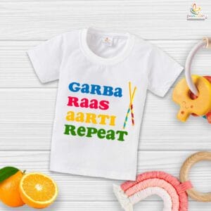 Babywish Baby Navratri T-shirt My First Dussehra Garba Raas Aarti Repeat
