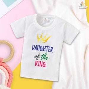 Daughter of a King – Stylish Father T-shirt for Girl Dads | Matching Father-Daughter Outfit Idea | Babywish