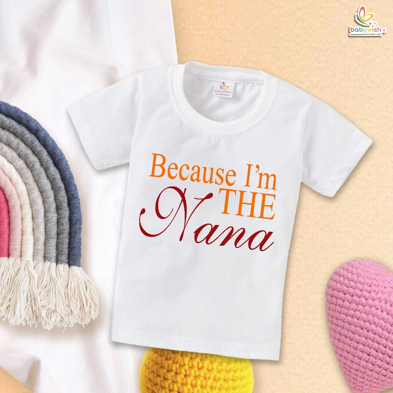 Babywish Grandapa T-shirt My Grandapa T-shirt I'M THE NANA(GRANDPA)