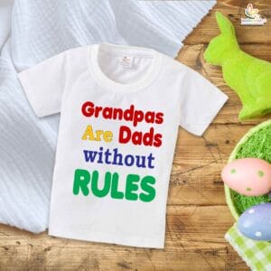 Grandpas Are Dads Without Rules – Fun Grandpa T-shirt | Perfect Gift for Grandfathers | Babywish