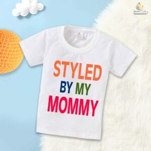 Style By My Mommy – Trendy Mother T-shirt for Moms | Stylish Baby Clothes by Mommy | Babywish