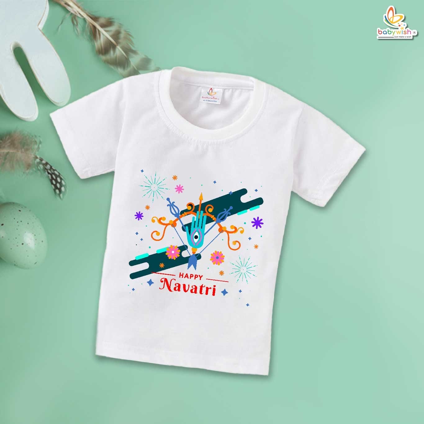 Babywish Baby Navratri T-shirt My First Dussehra Happy Navratri