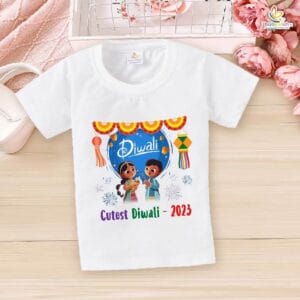 Babywish Baby Diwali T-shirt My First Diwali Cutest Diwali 2023