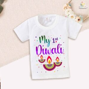Babywish Baby Diwali T-shirt My First Diwali My 1st Diwali