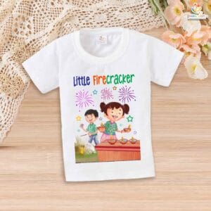 Babywish Baby Diwali T-shirt My First Diwali Little Firecracker