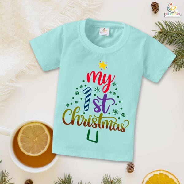 Babywish Christmas T-shirt My First Christmas T-shirt My First Christmas Star - Image 2