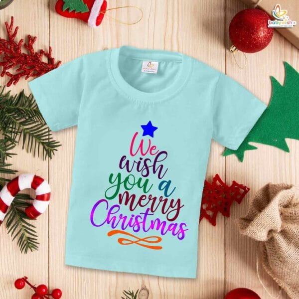 Babywish Christmas T-shirt My First Christmas T-shirt We Wish You Merry Christmas - Image 2