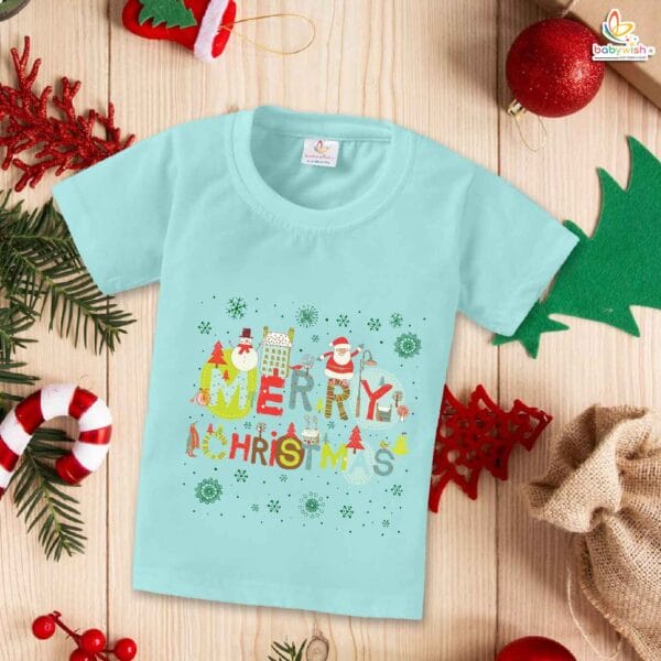 Babywish Christmas T-shirt My First Christmas T-shirt Merry Christmas With Santa - Image 2