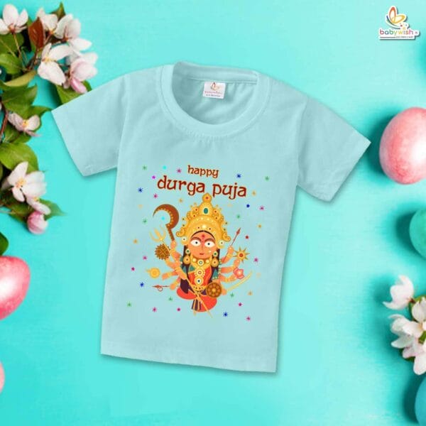 Babywish Baby Navratri T-shirt My First Dussehra Happy Durga Puja - Image 2