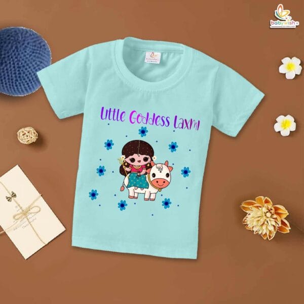 Babywish Baby Navratri T-shirt My First Dussehra Little Laxmi - Image 2
