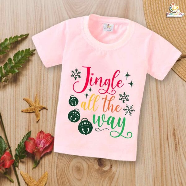 Babywish Christmas T-shirt My First Christmas T-shirt Jingle all The Way - Image 2