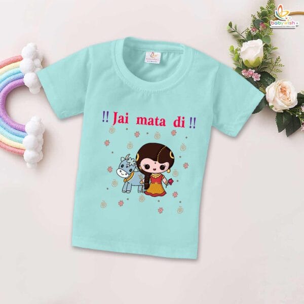 Babywish Baby Navratri T-shirt My First Dussehra Jai Mata Di Dussehra - Image 2