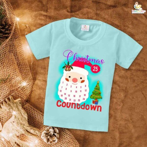 Babywish Christmas T-shirt My First Christmas T-shirt Christmas Day Countdown - Image 2