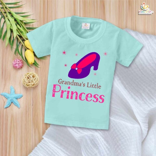 Grandma's Little Princess – My Grandmother T-shirt for Babies & Toddlers | Cute Grandmother Gift Tee | Babywish - Image 2