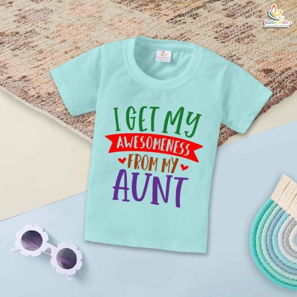 I Get My Aunt – Maasi T-shirt for Babies & Toddlers | Cute Baby Clothes for Maasi | Babywish - Image 2