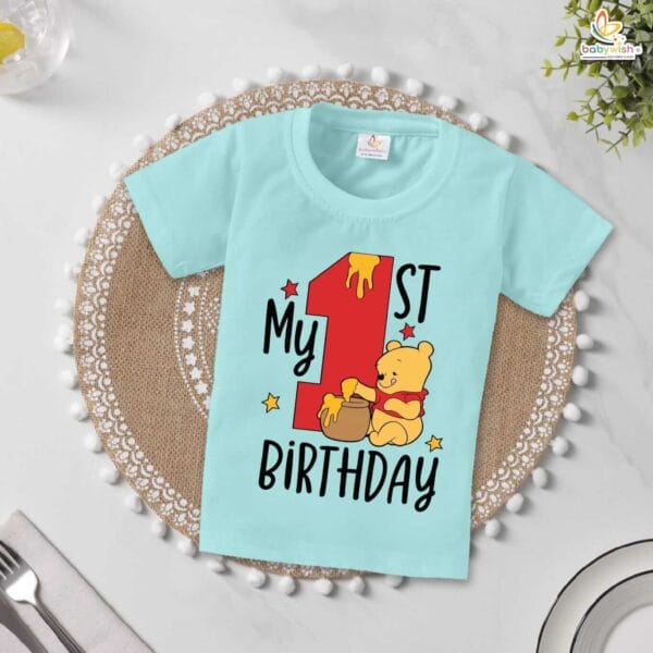 My First Birthday T-Shirt – Cute 1st Birthday Shirt for Baby Boys & Girls | Adorable Birthday Outfit for Infants by Babywish - Image 2