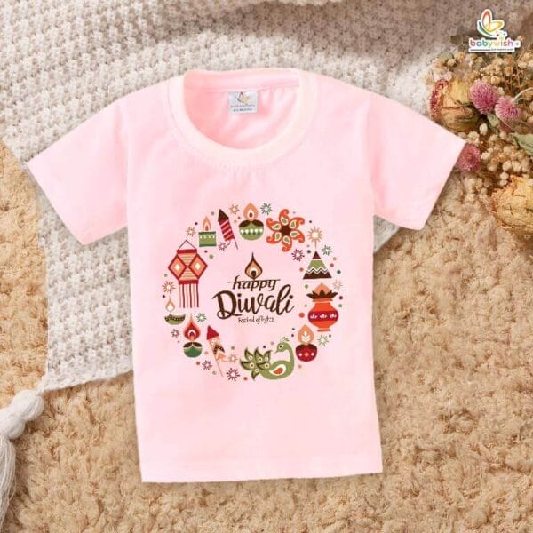 Babywish Baby Diwali T-shirt My First Diwali Happy Diwali - Image 3