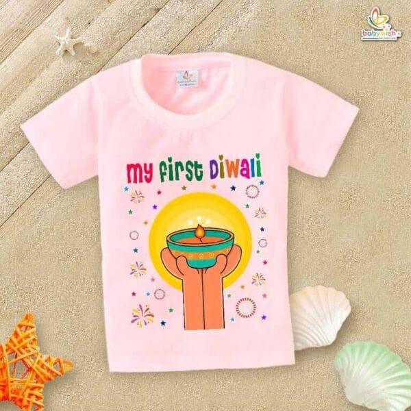 Babywish Baby Diwali T-shirt My First Diwali - Image 3