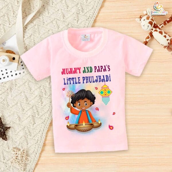 Babywish Baby Diwali T-shirt My First Diwali Diwali Festival Celebrations - Image 3