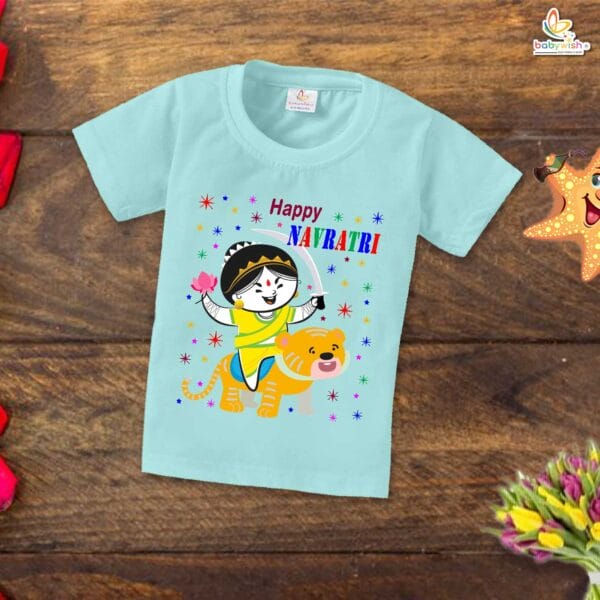 Babywish Baby Navratri T-shirt My First Dussehra Happy Navratri - Image 2