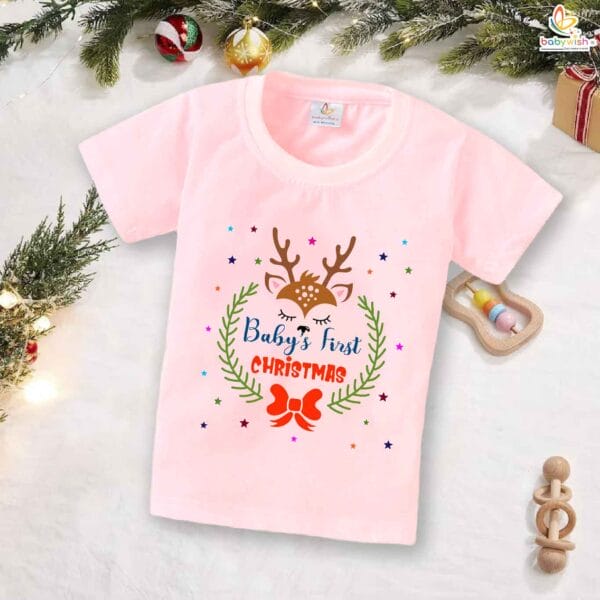 Babywish Christmas T-shirt My First Christmas T-shirt Baby's First Christmas - Image 3