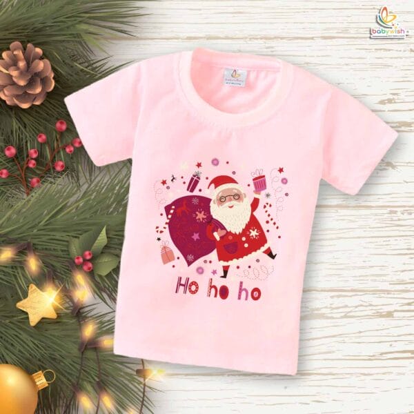 Babywish Christmas T-shirt My First Christmas T-shirt Santa On Merry Christmas With Gifts - Image 3