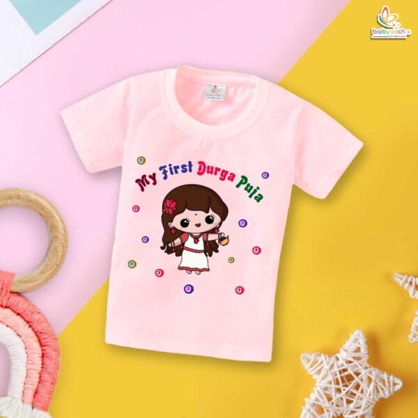 Babywish Baby Navratri T-shirt My First Dussehra First Durga pooja festivals - Image 3