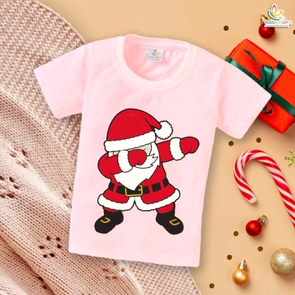 Babywish Christmas T-shirt My First Christmas T-shirt Santa Christmas Dance Print - Image 2