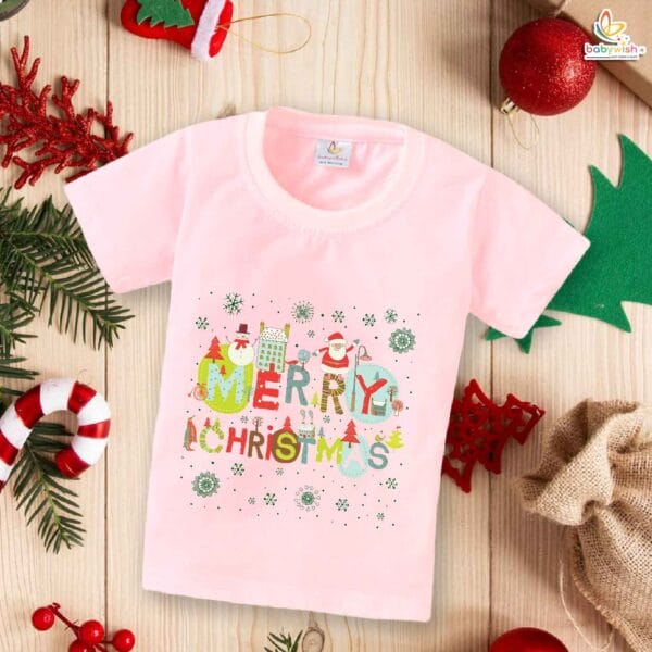 Babywish Christmas T-shirt My First Christmas T-shirt Merry Christmas With Santa - Image 3