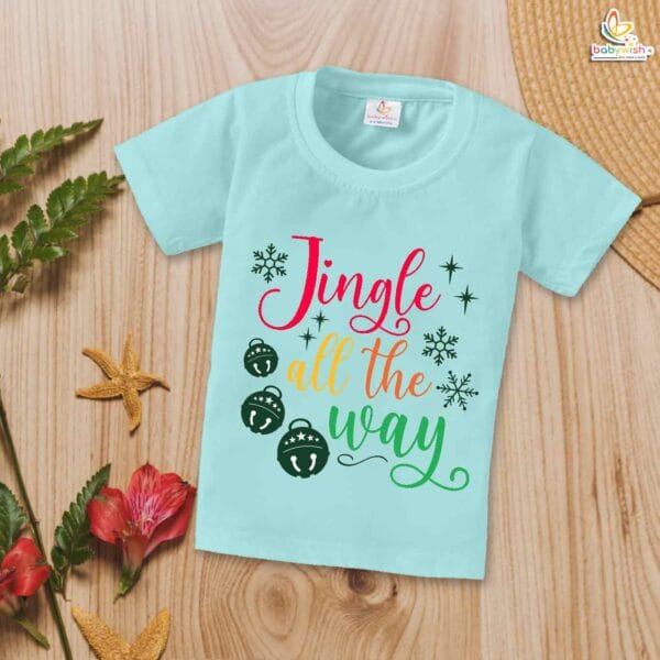 Babywish Christmas T-shirt My First Christmas T-shirt Jingle all The Way - Image 3