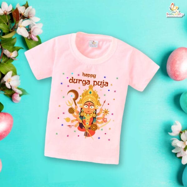 Babywish Baby Navratri T-shirt My First Dussehra Happy Durga Puja - Image 3